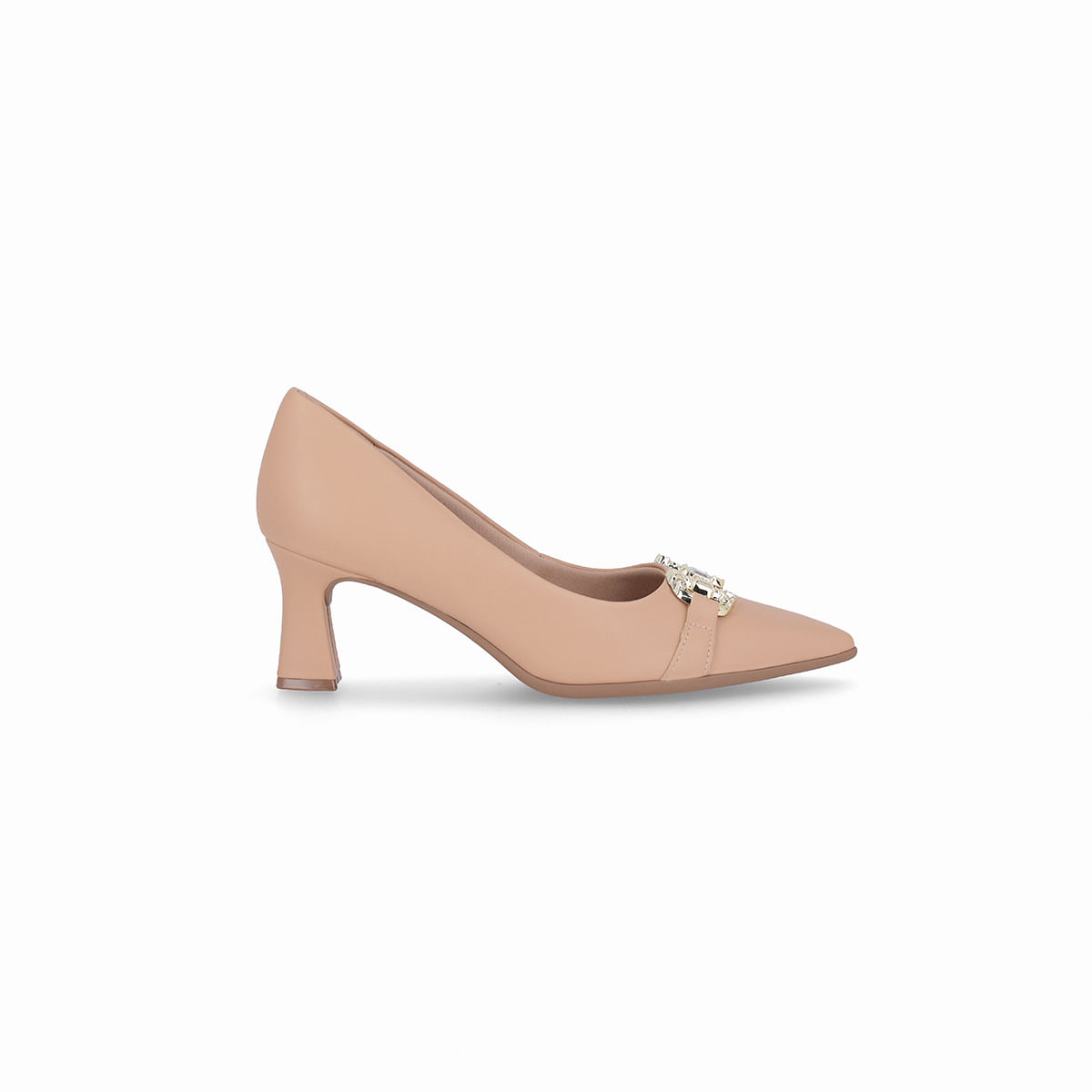 Scarpin Irene Salto Alto Nude Claro