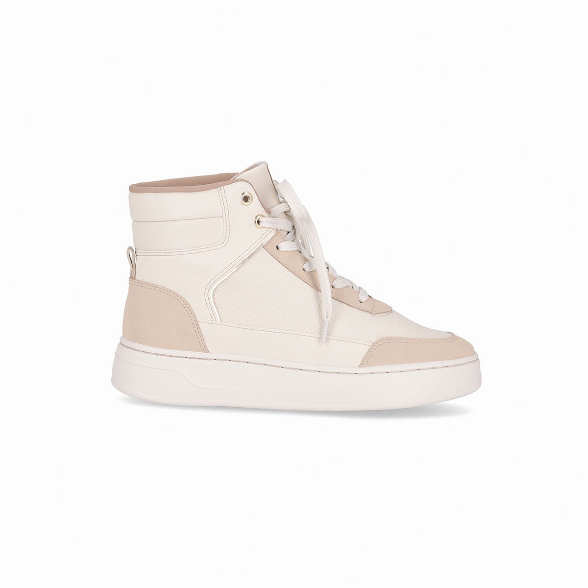 Tênis Beatriz Cano Curto Médio Off White com Brule