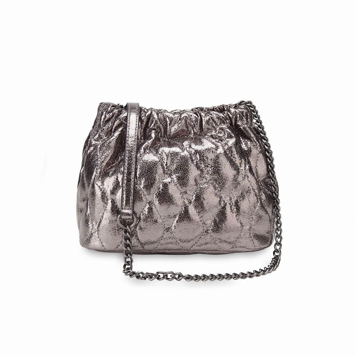 Bolsa Mia Crossbody Pequena Grafite