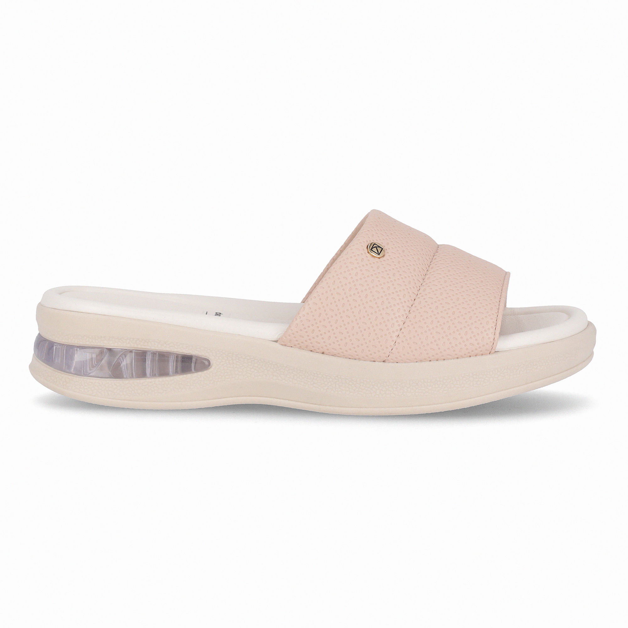 Tamanco SoftStep Anabela Médio Rose