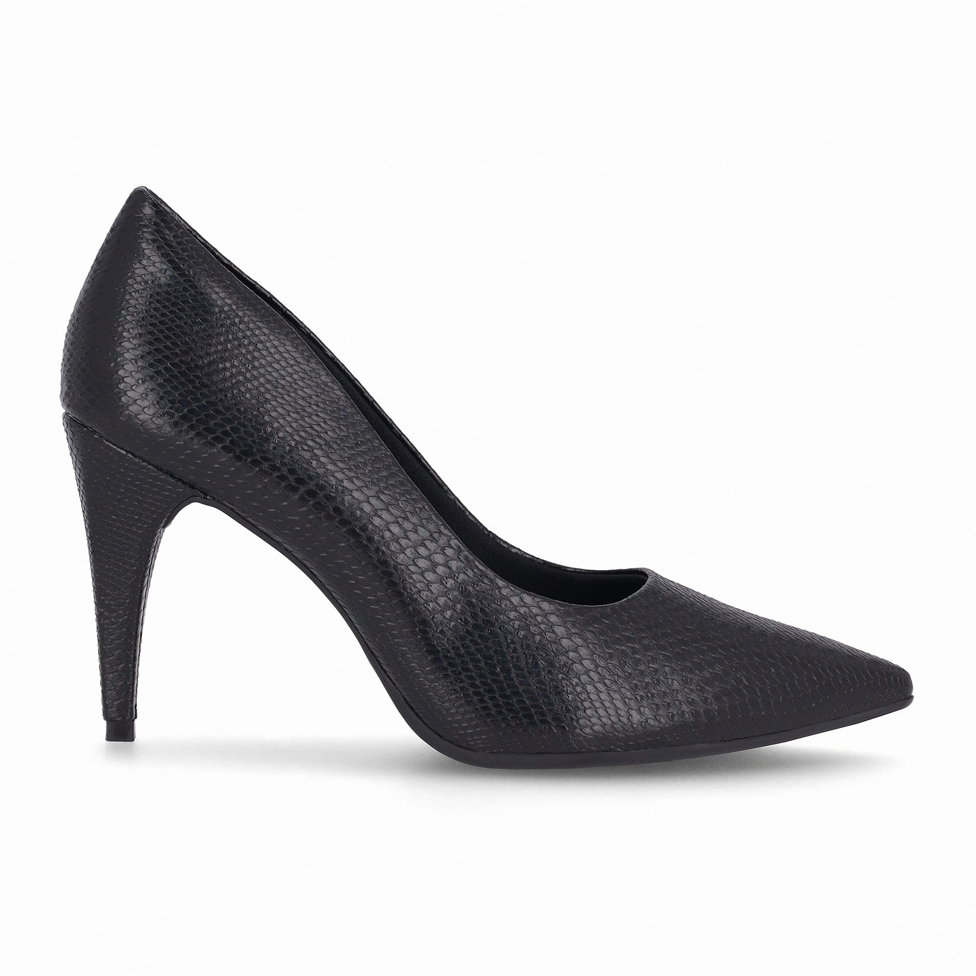 Scarpin Silvana Salto Alto Preto