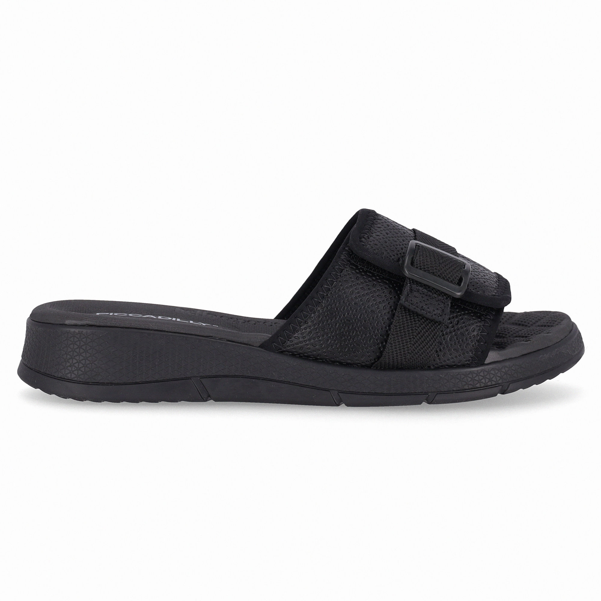 Tamanco Esporão Anabela Médio Preto