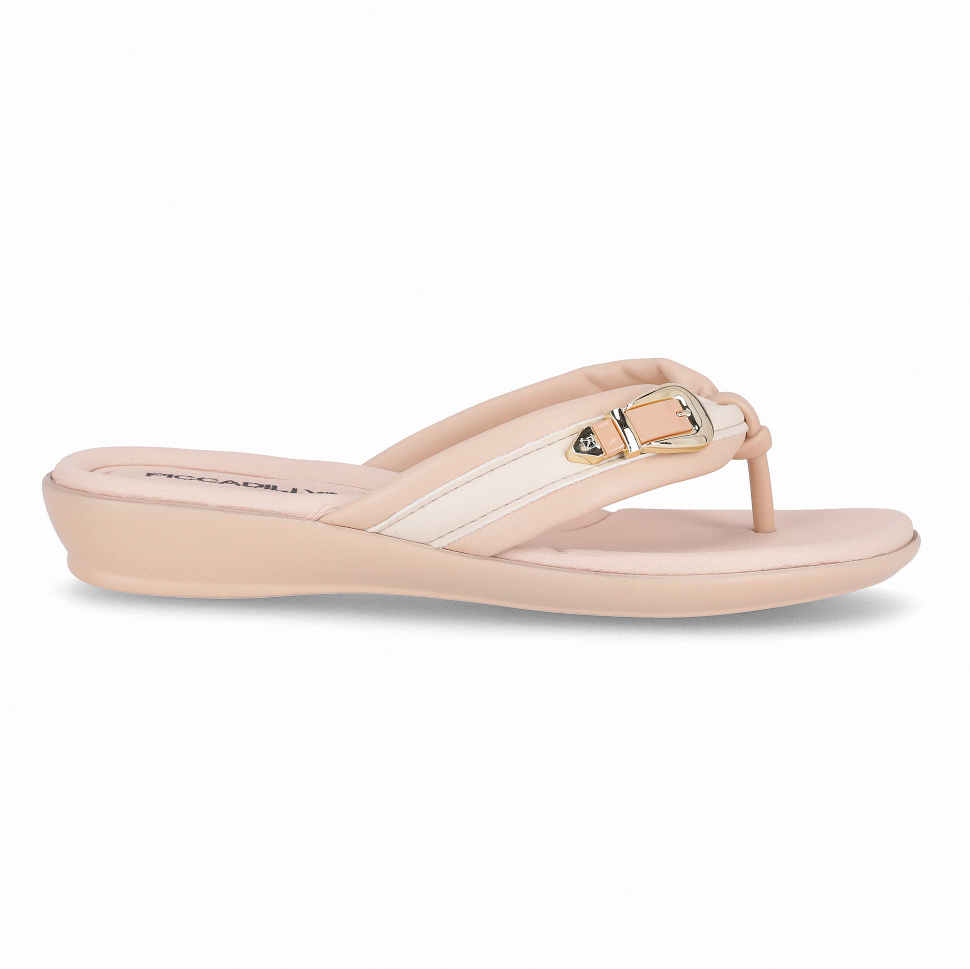 Chinelo Camila Anabela Baixo Brule com Off White