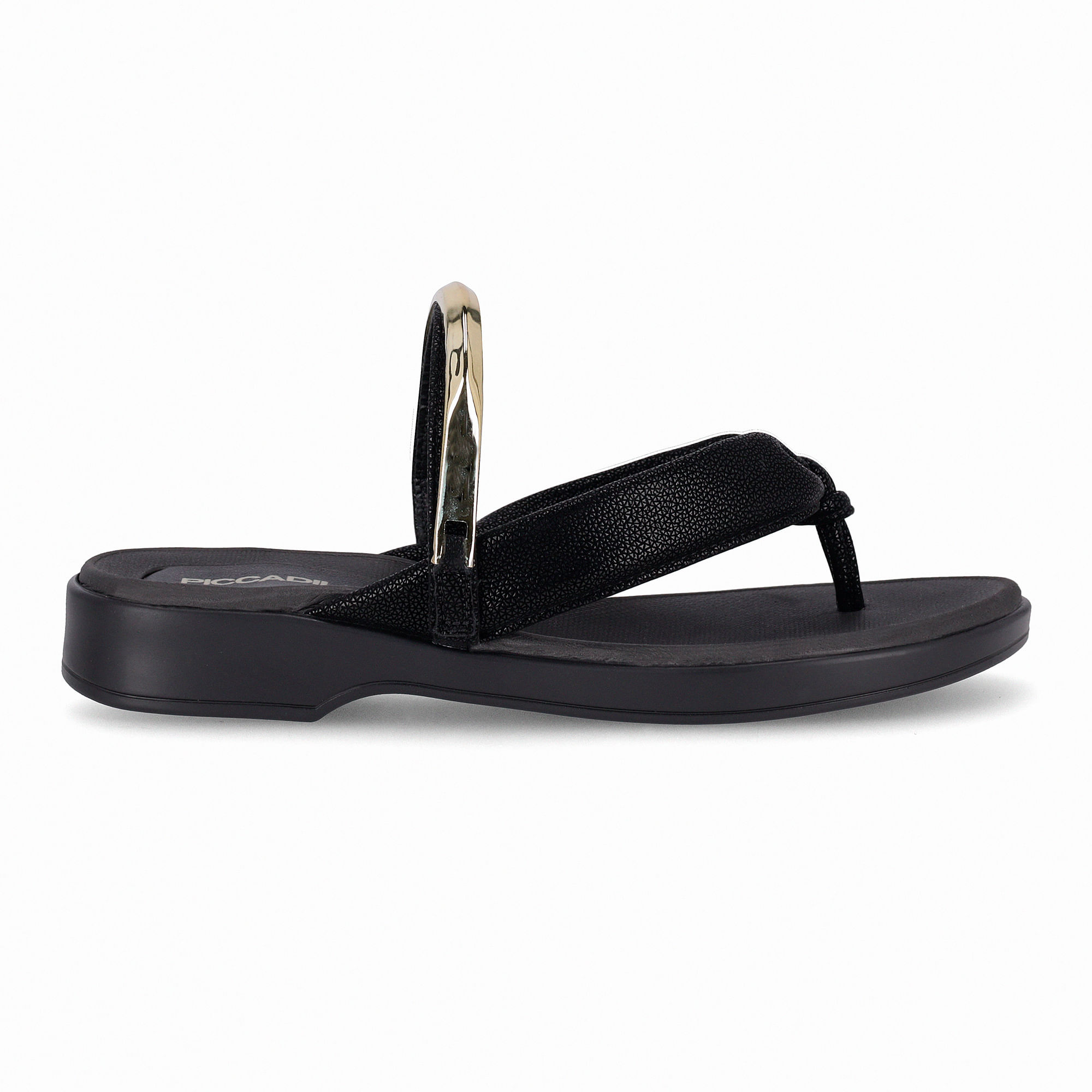 Chinelo Maitê Anabela Baixo Preto