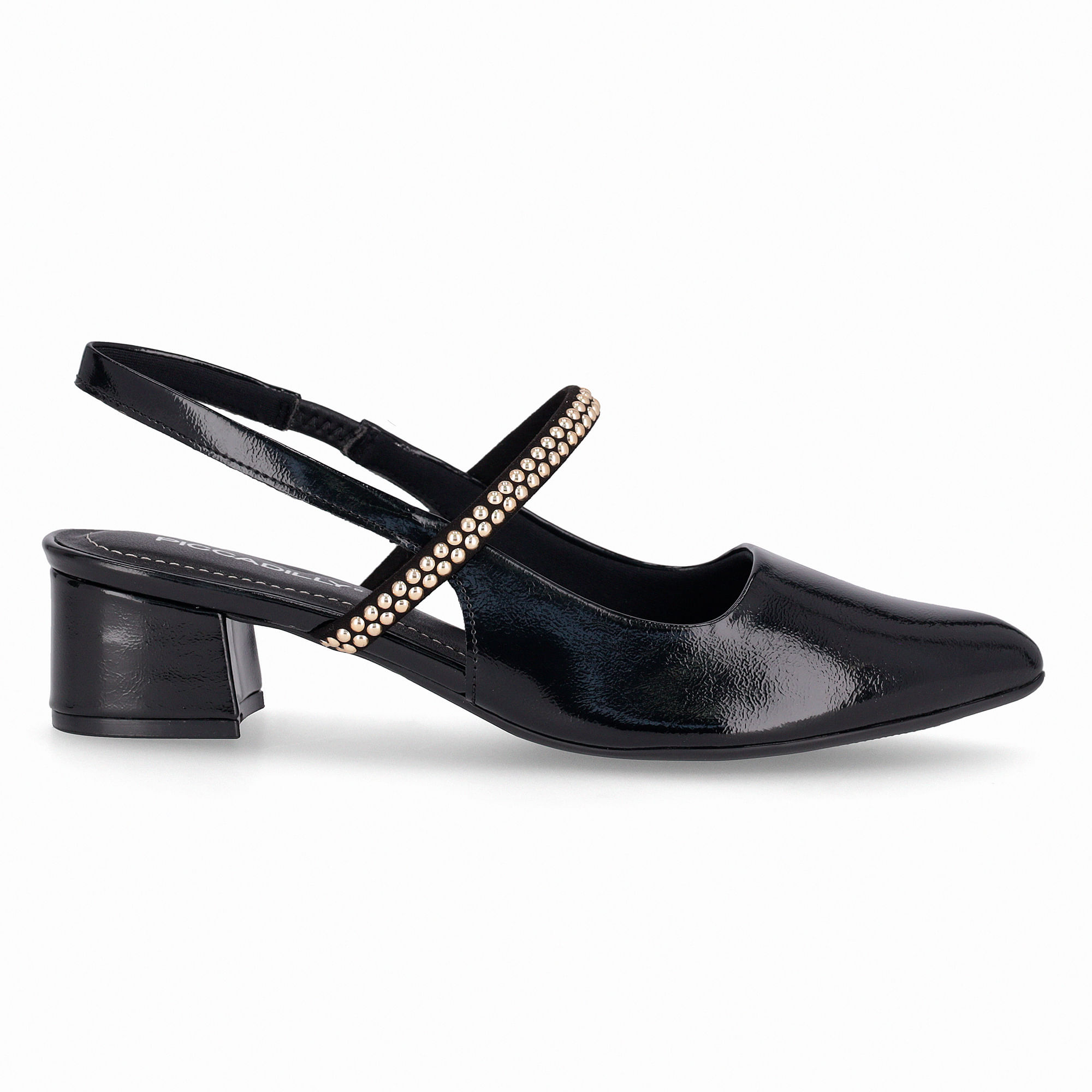 Sapato Slingback Taci Salto Médio Ocre | Piccadilly