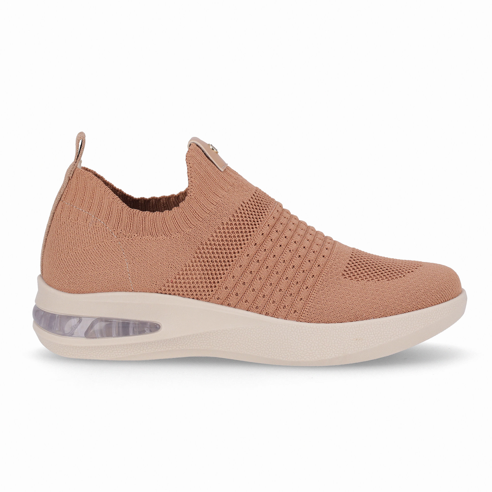 Tênis SoftStep Médio Nude Claro