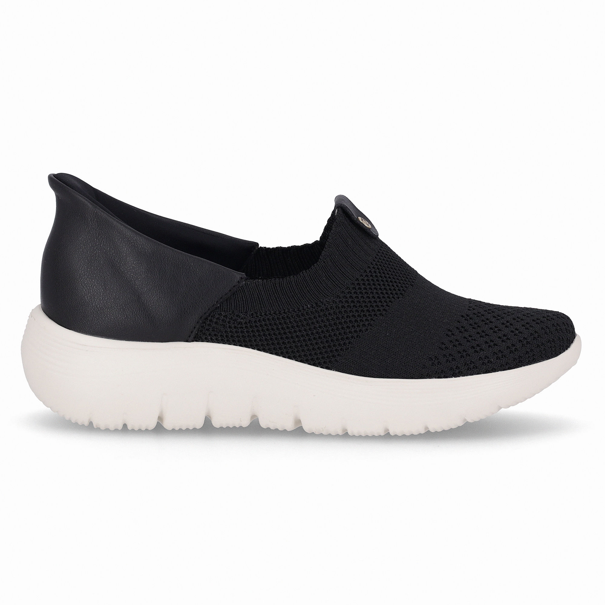 Tênis SlipFit Salto Médio Preto