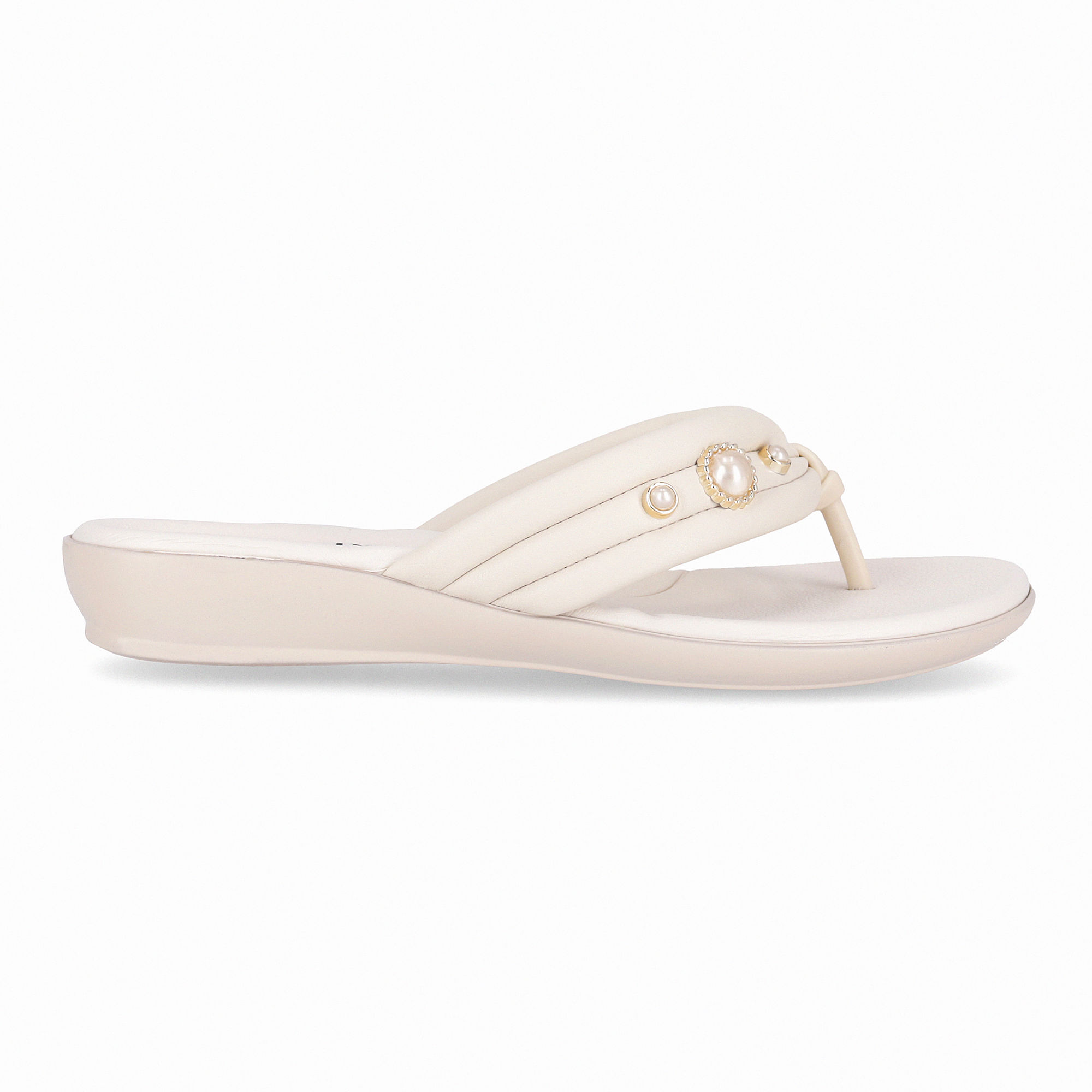 Chinelo Camila Rasteira Off White