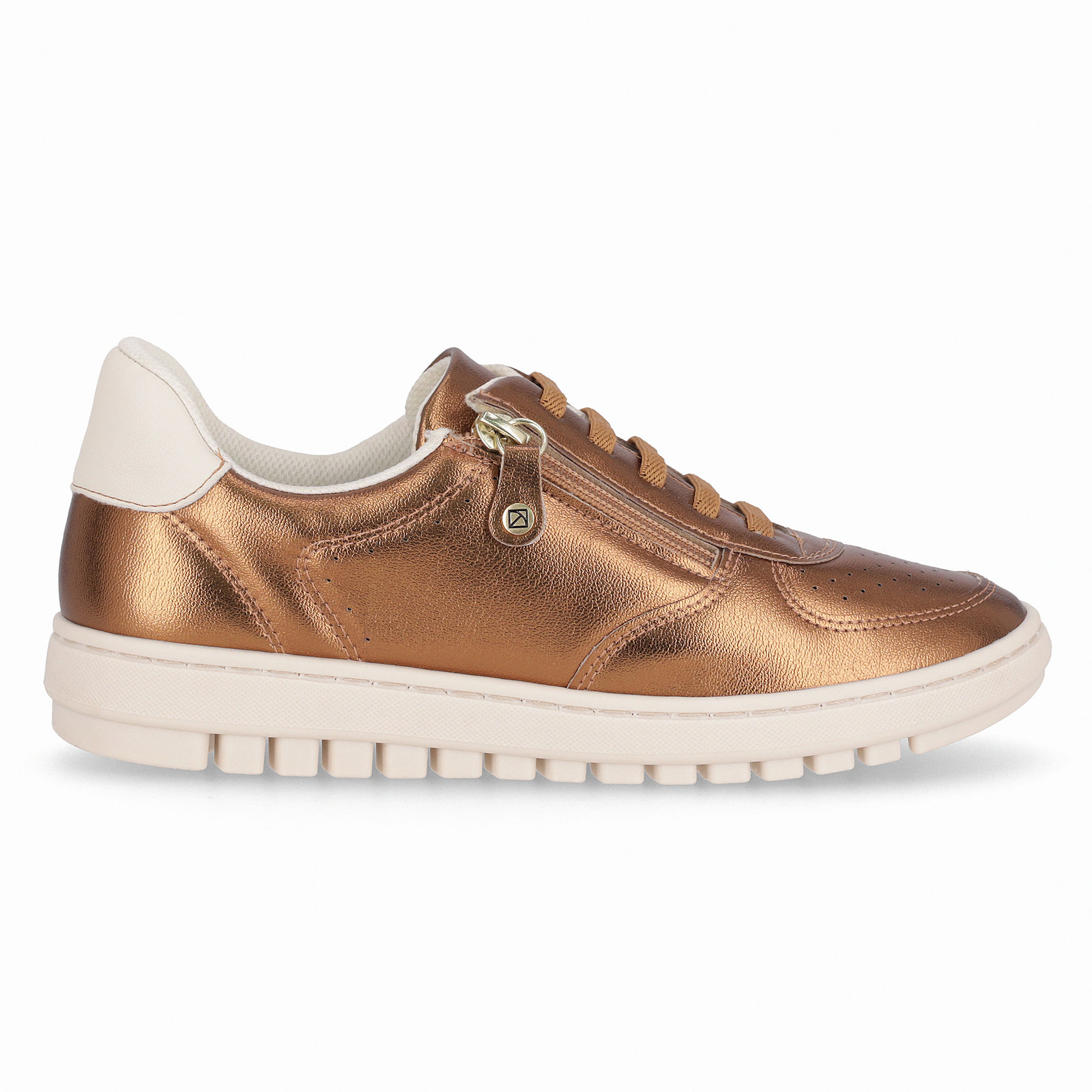 Tênis Franciele Ouro Velho com Off White