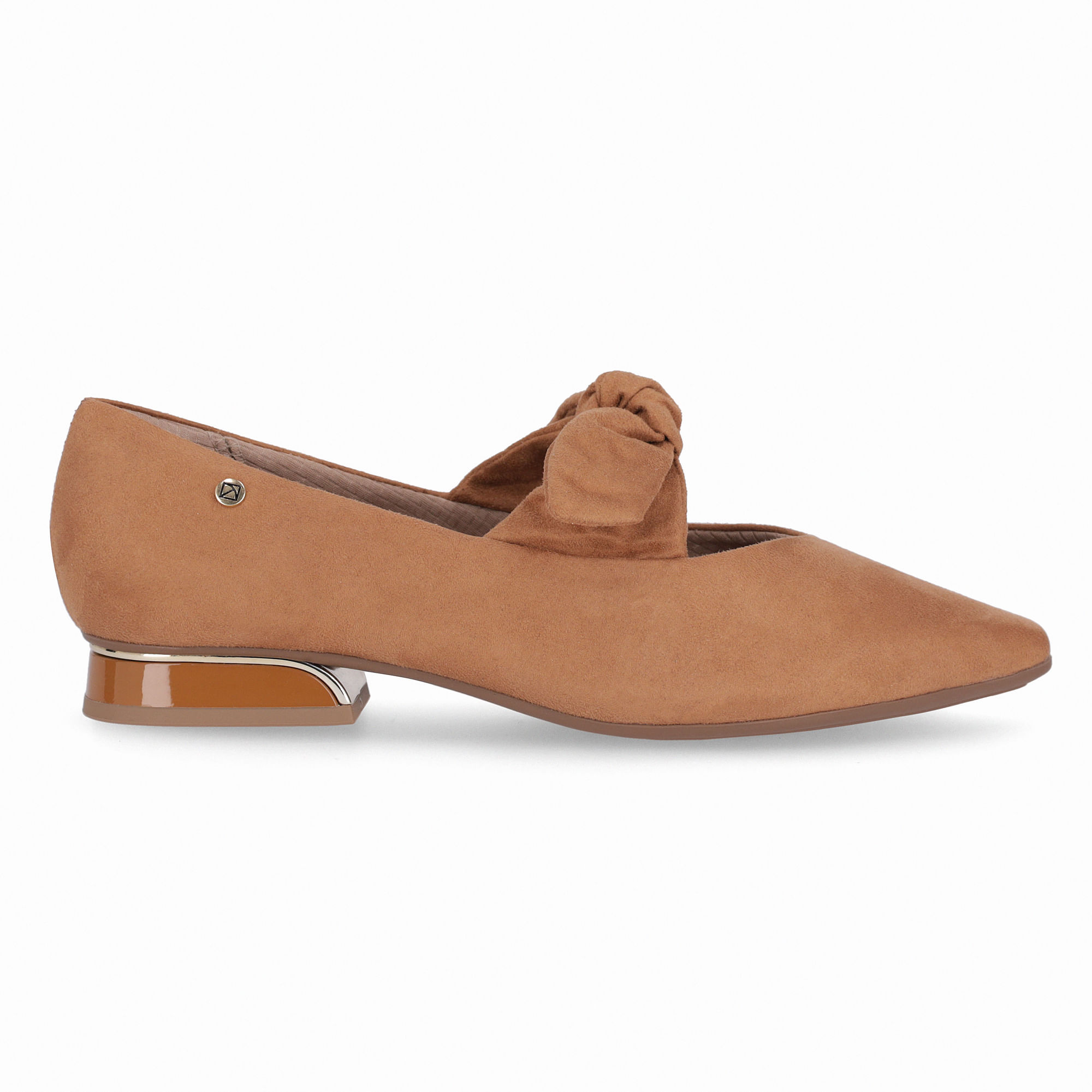 PICCADILLY MAXI - Sapato Silvia Salto Baixo Mascavo
