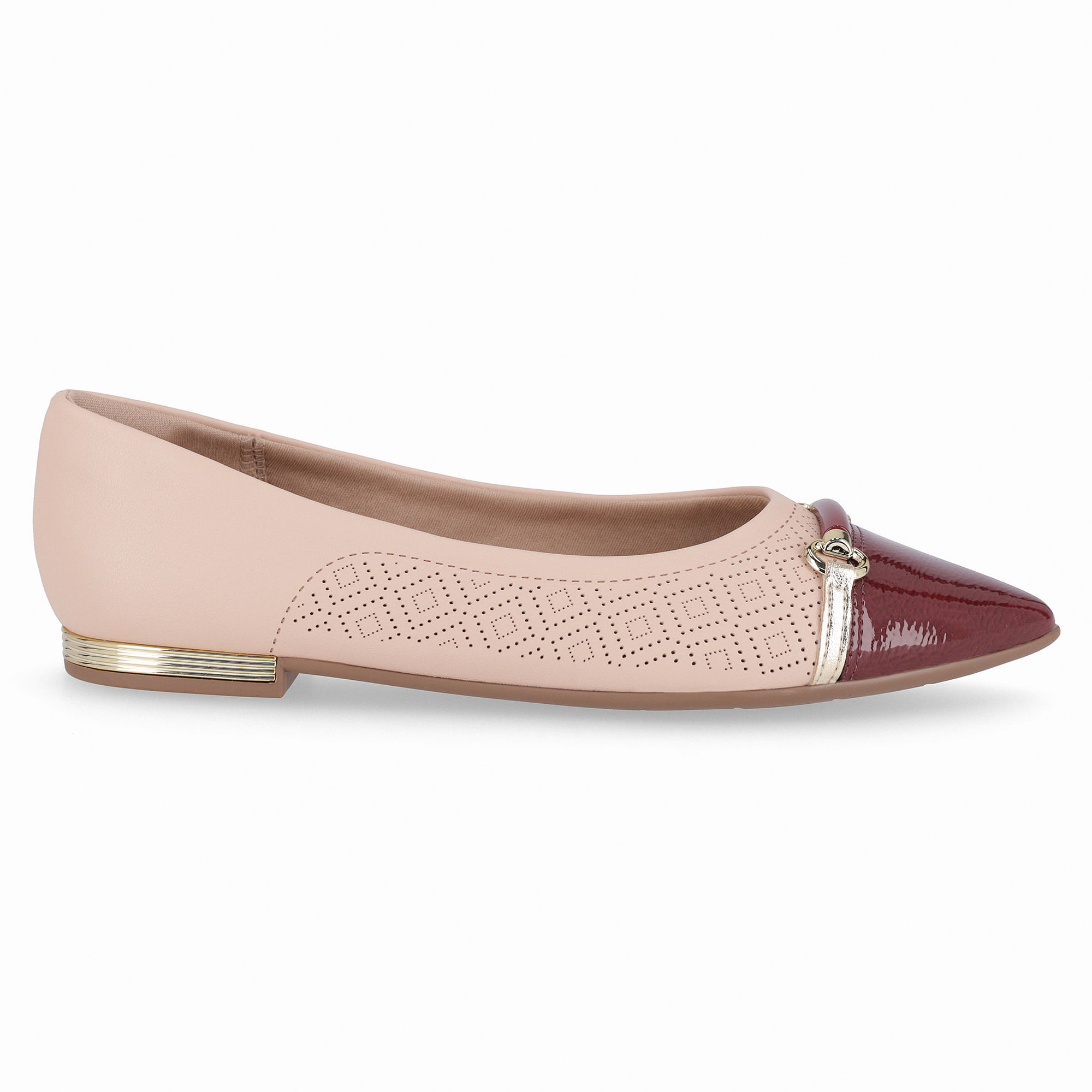 Sapatilha Ana Rose com Burgundy