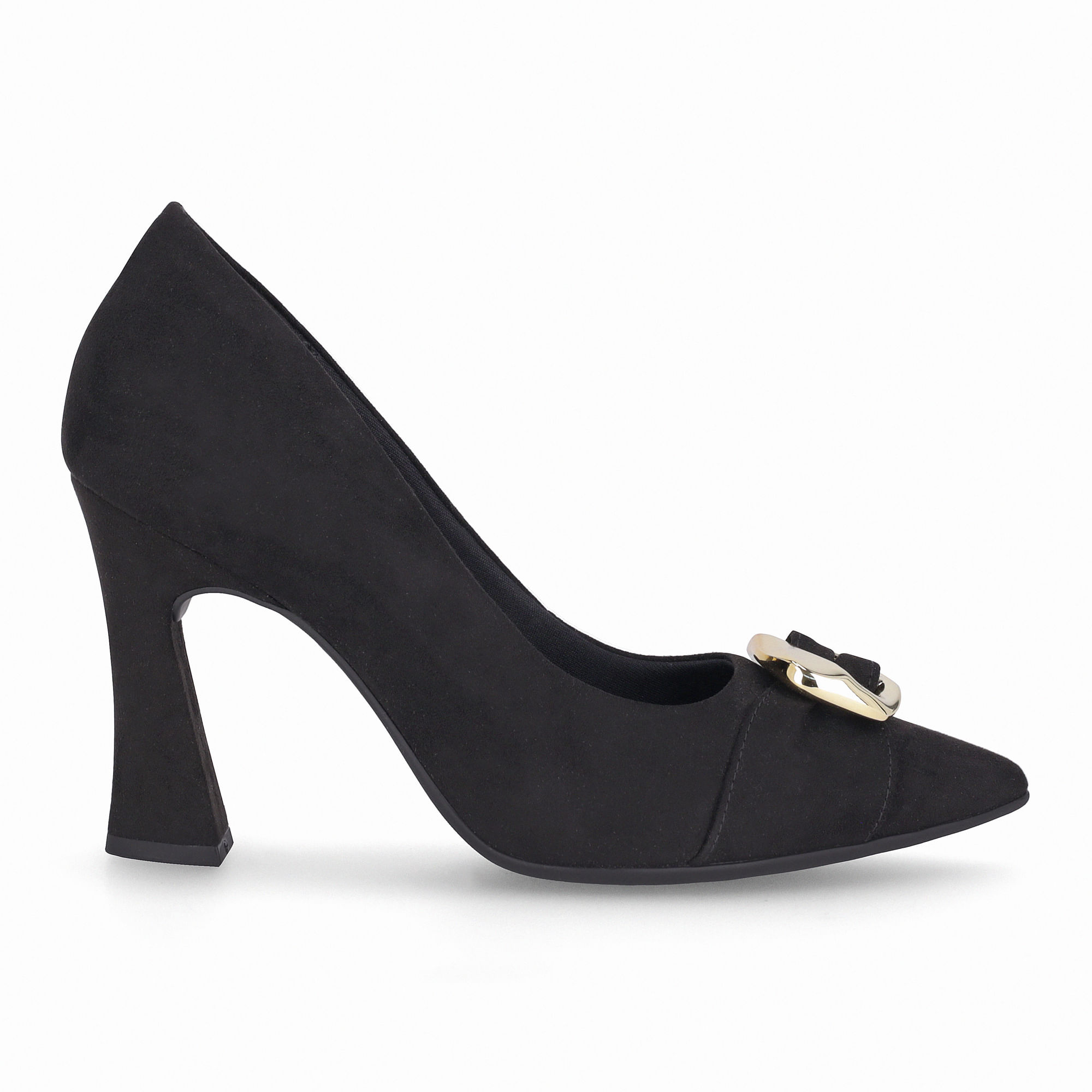 Scarpin Silvana Salto Alto Preto