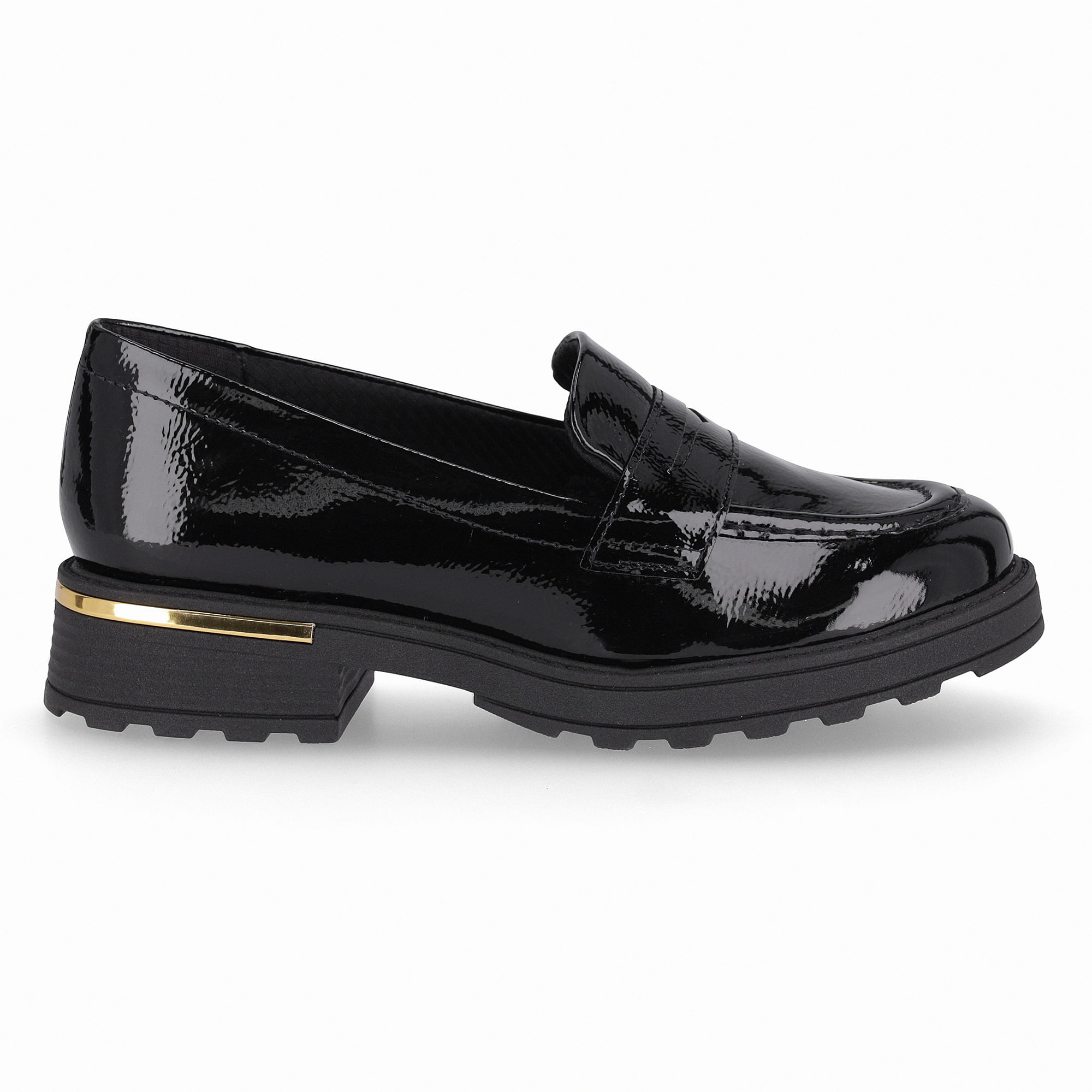 PICCADILLY MAXI - Mocassim Loafer Gisa Preto