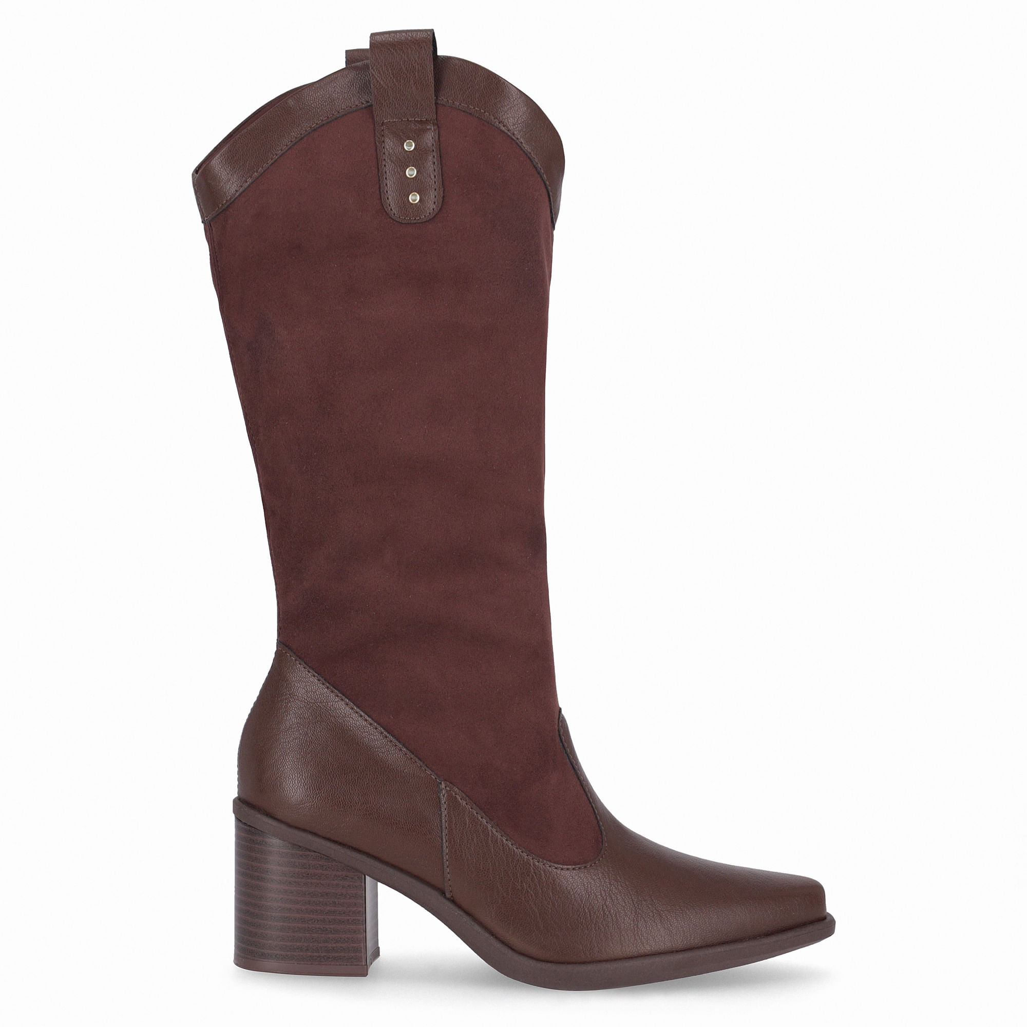Bota Giordana Cano Longo Salto Médio Cacau