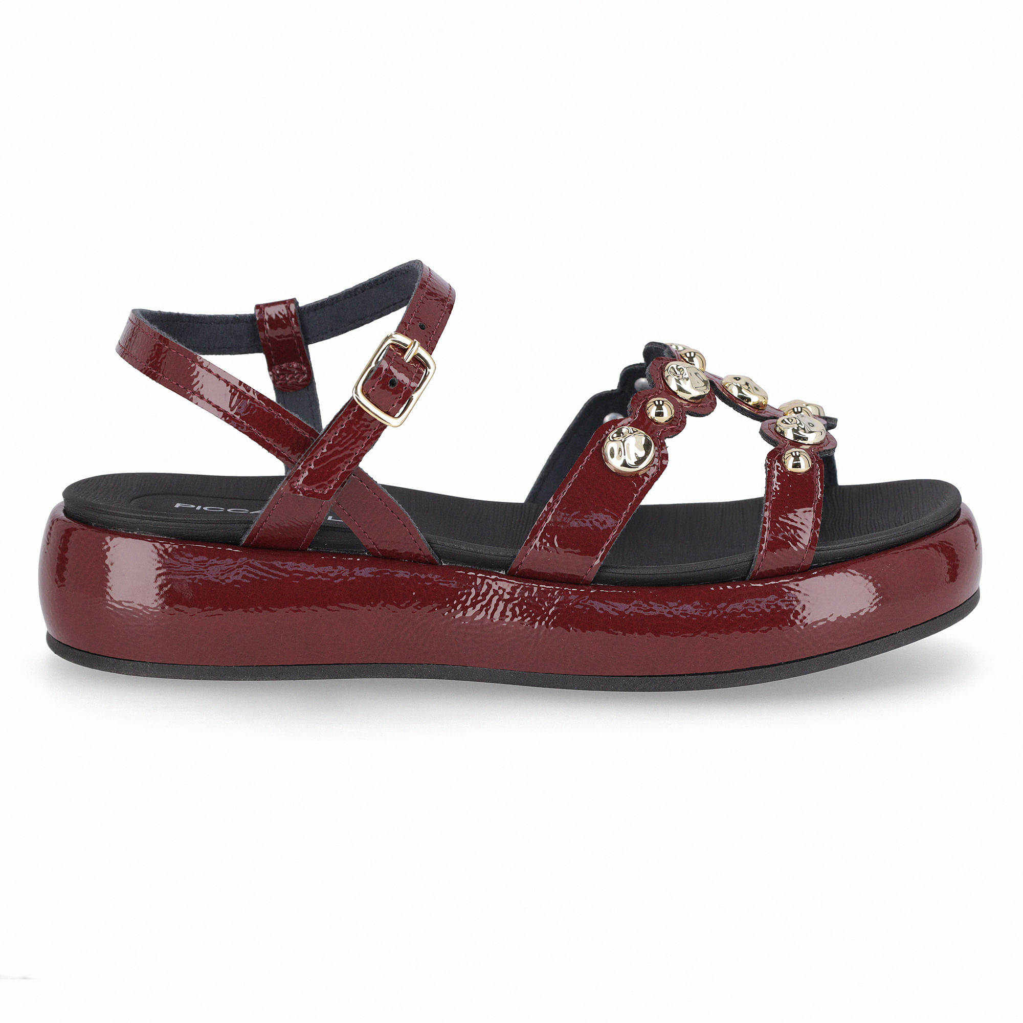 Sandália Sol Burgundy