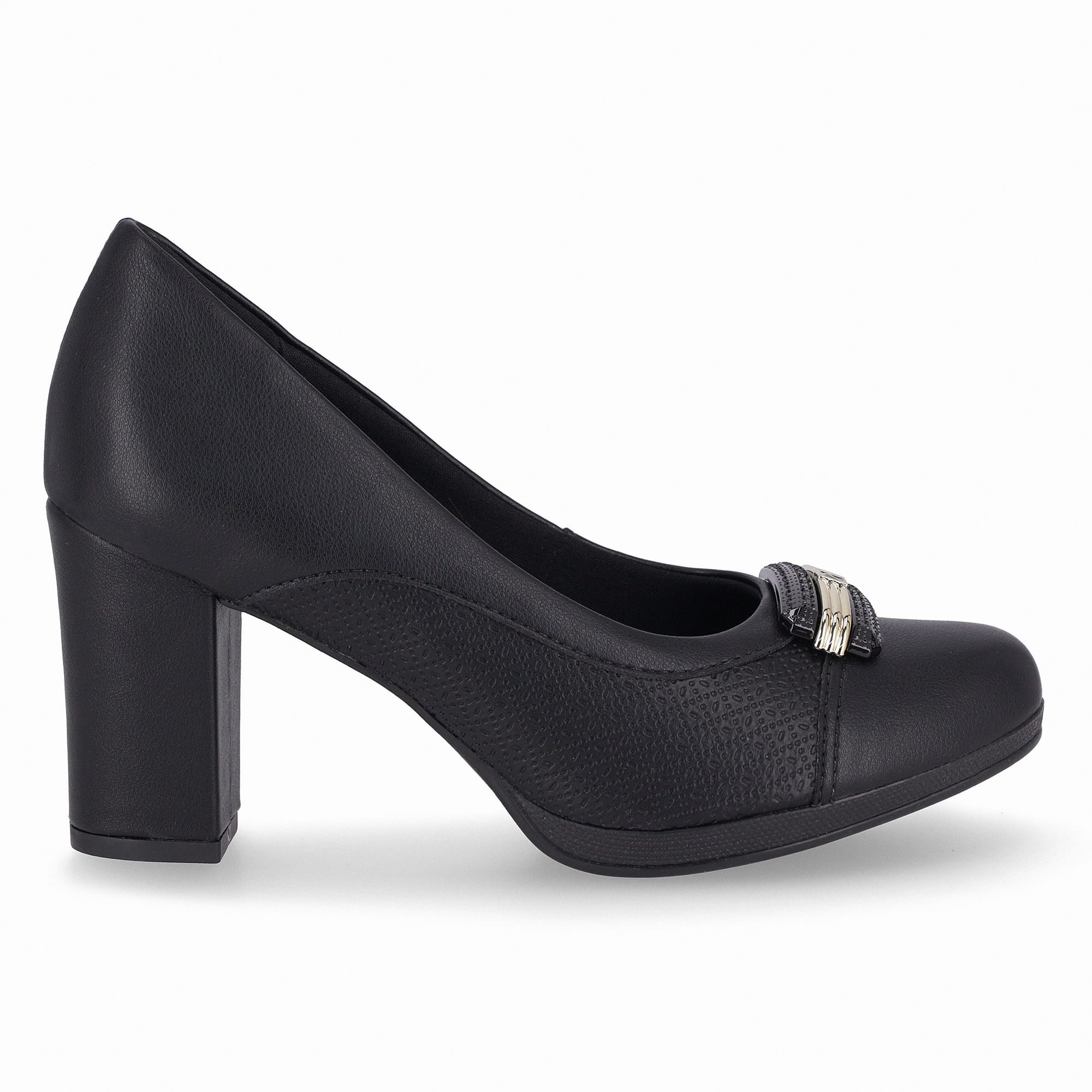 Scarpin Deise Salto Alto Preto