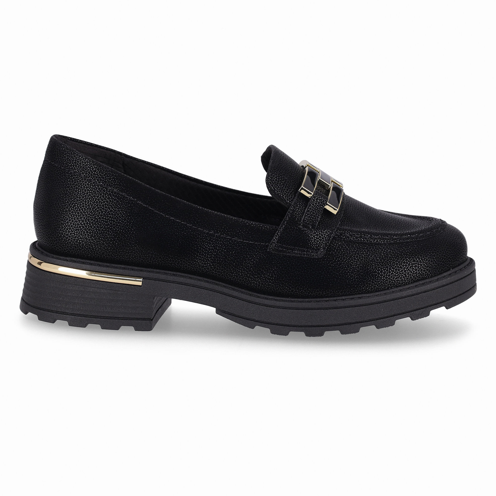 PICCADILLY MAXI - Mocassim Loafer Gisa Preto