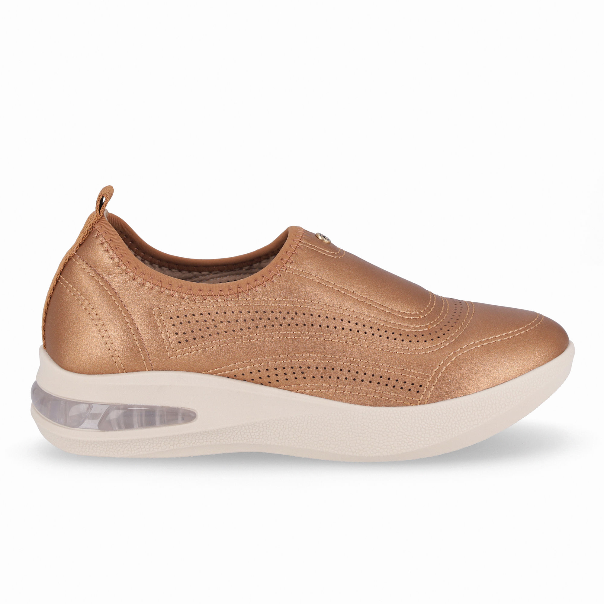 Tênis SoftStep Ouro Velho com Nude Claro