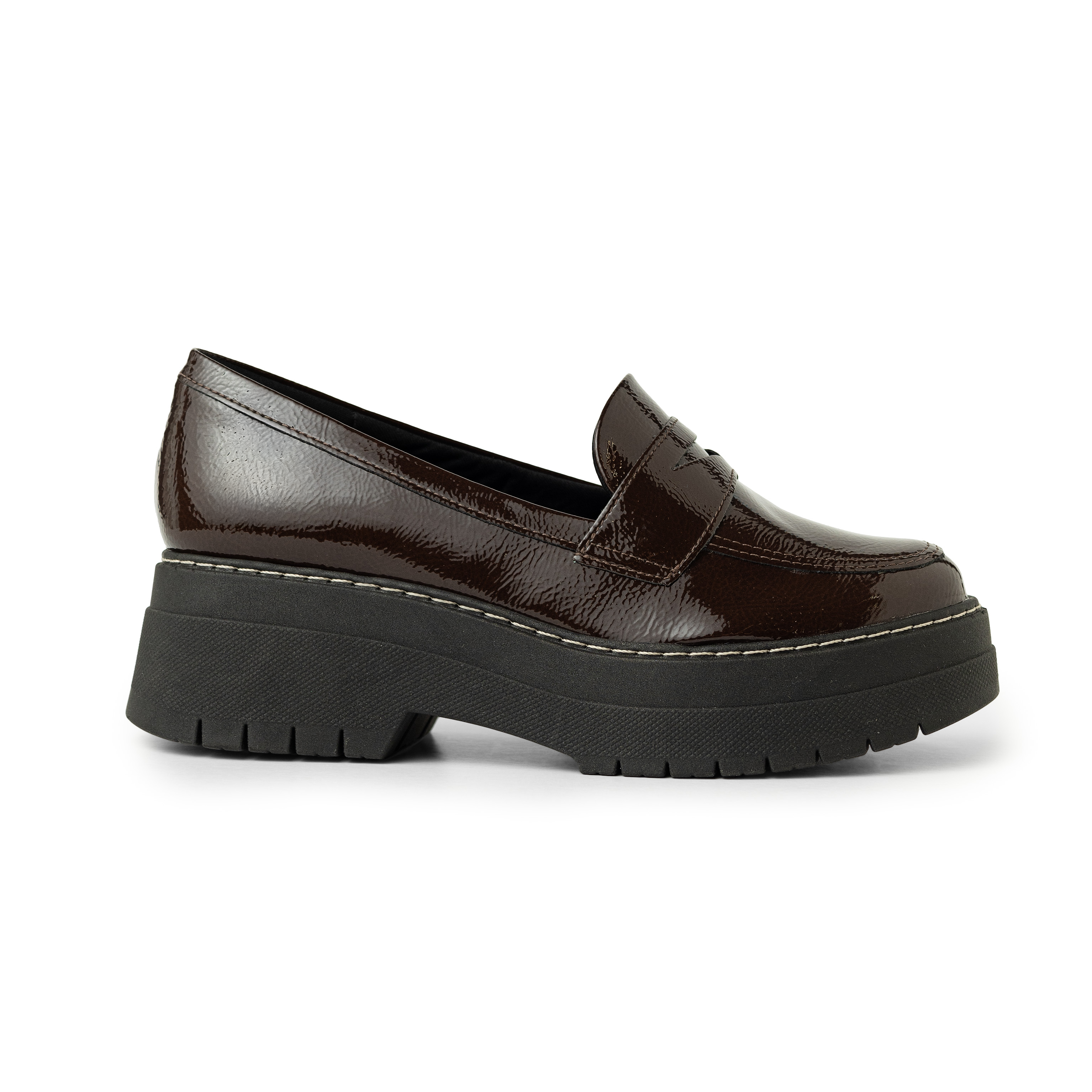 マリー Loafer Carol Dieckmmann Salto Médio Navy | Piccadilly