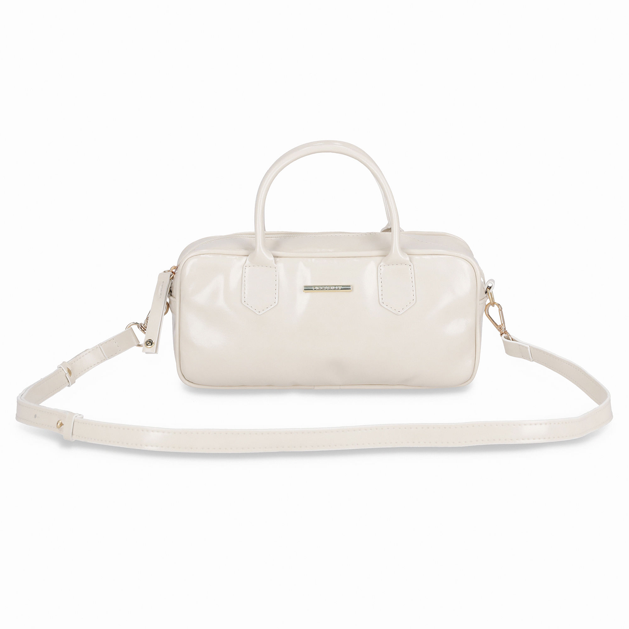 Bolsa Malu Crossbody Pequena Off White