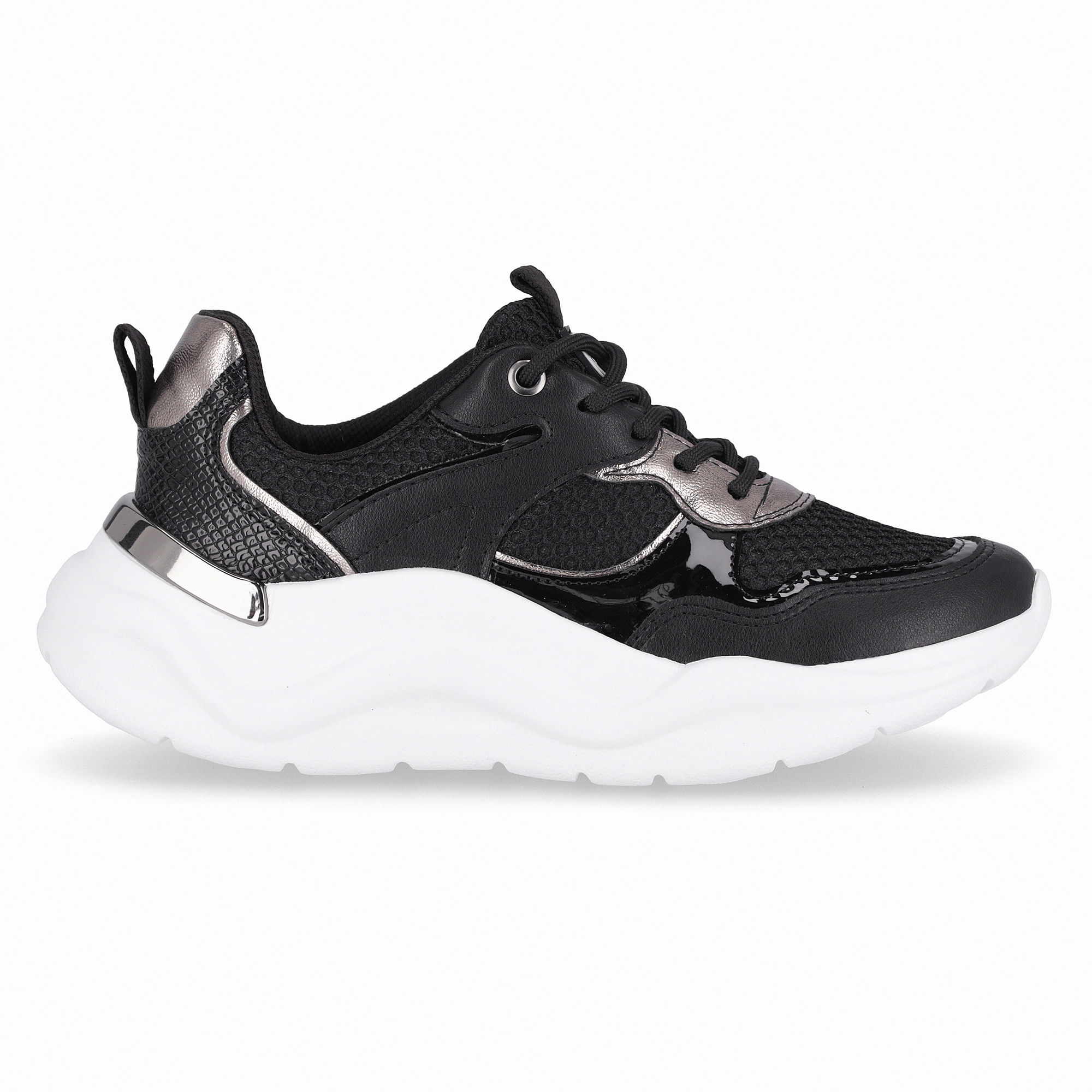 Tênis Fascite Preto com Pewter