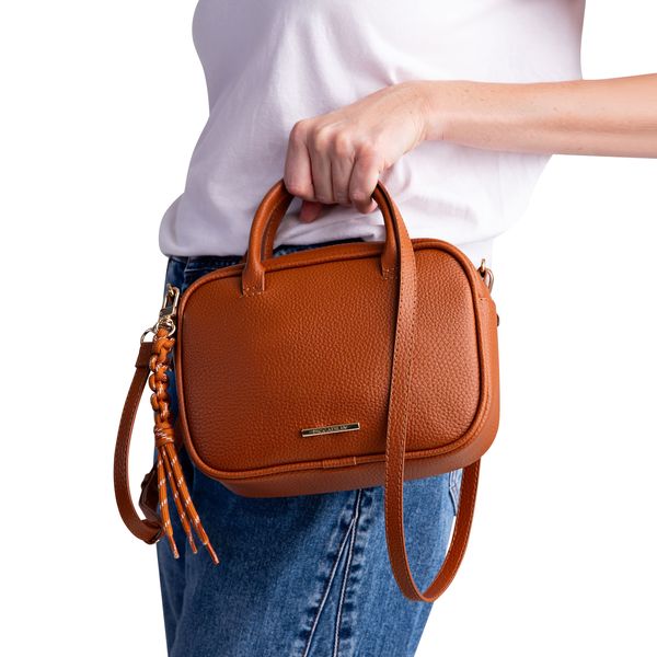 Mini Bolsa Mari Camel U