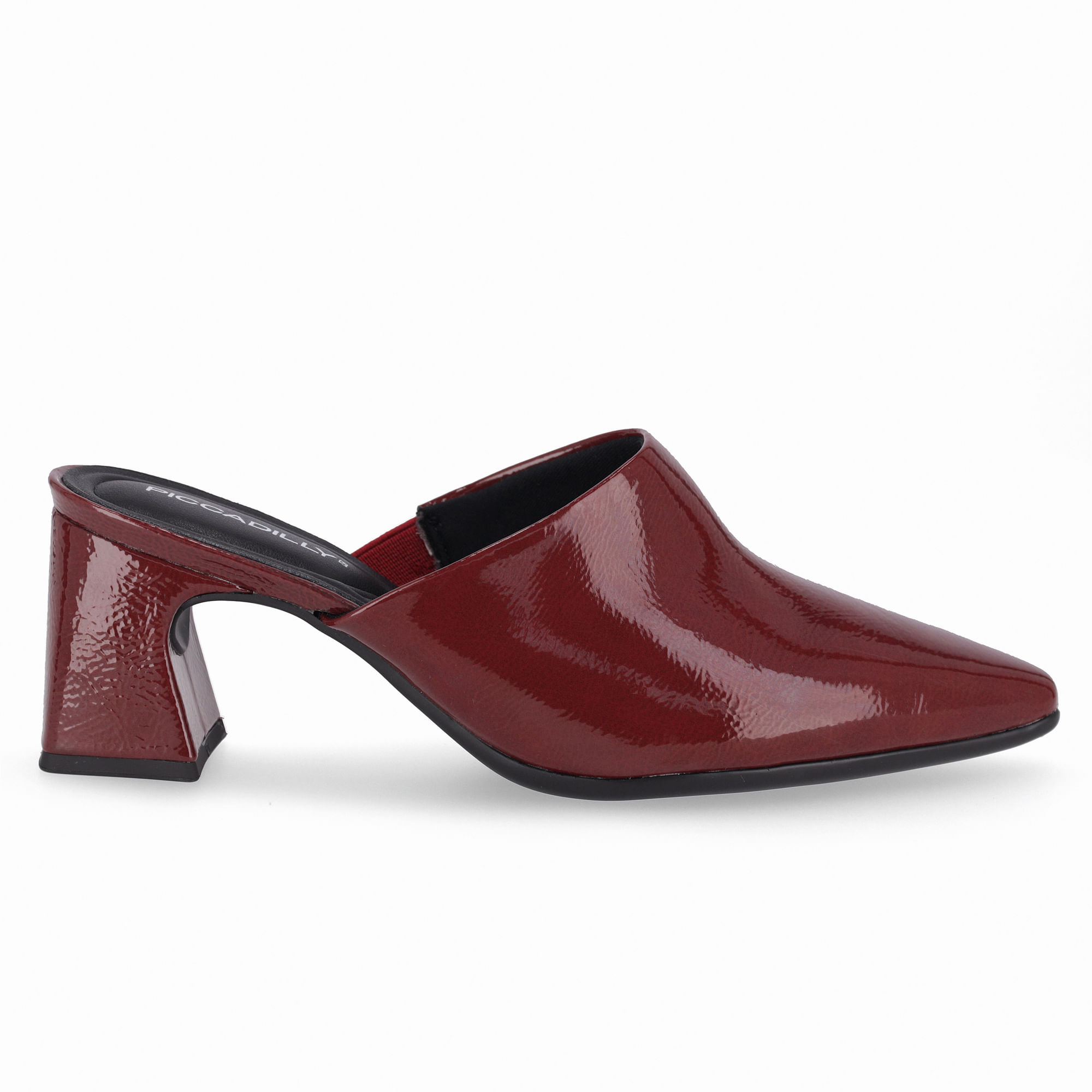 Mule Irene Salto Alto Preto | Piccadilly
