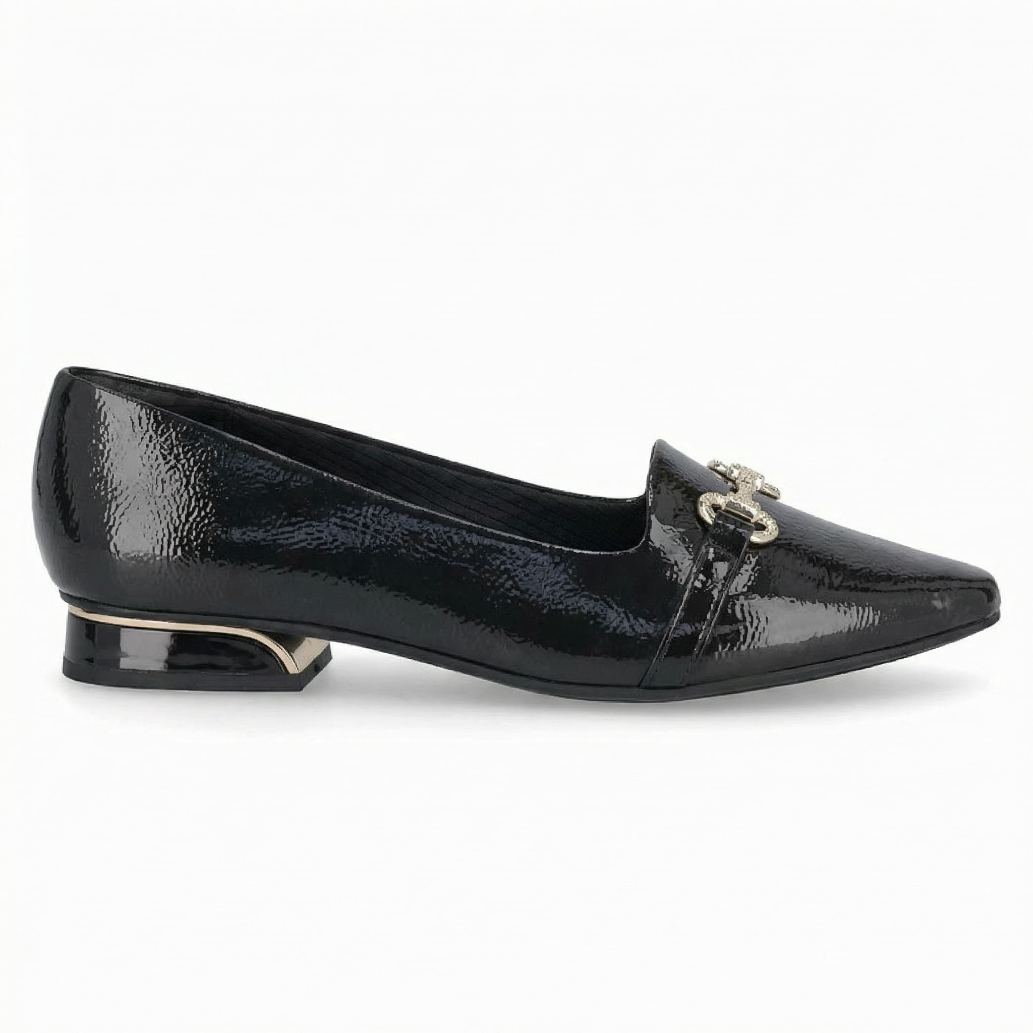 PICCADILLY MAXI - Loafer Silvia Salto Baixo Preto