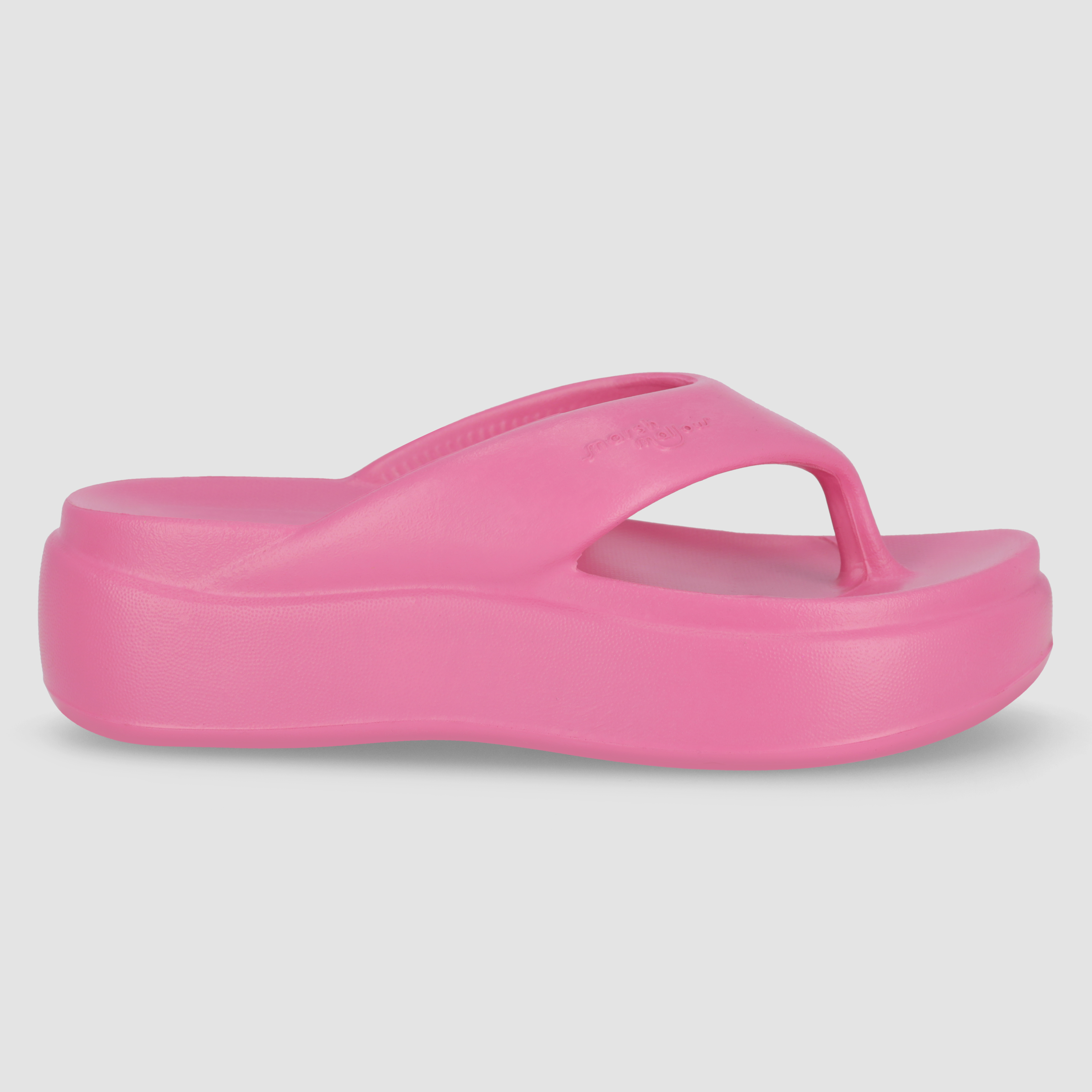 Chinelo Marshmallow Flatform Rosa Pink