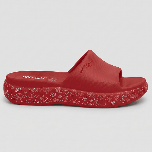 Tamanco Marshmallow Smurfs Vermelho 39