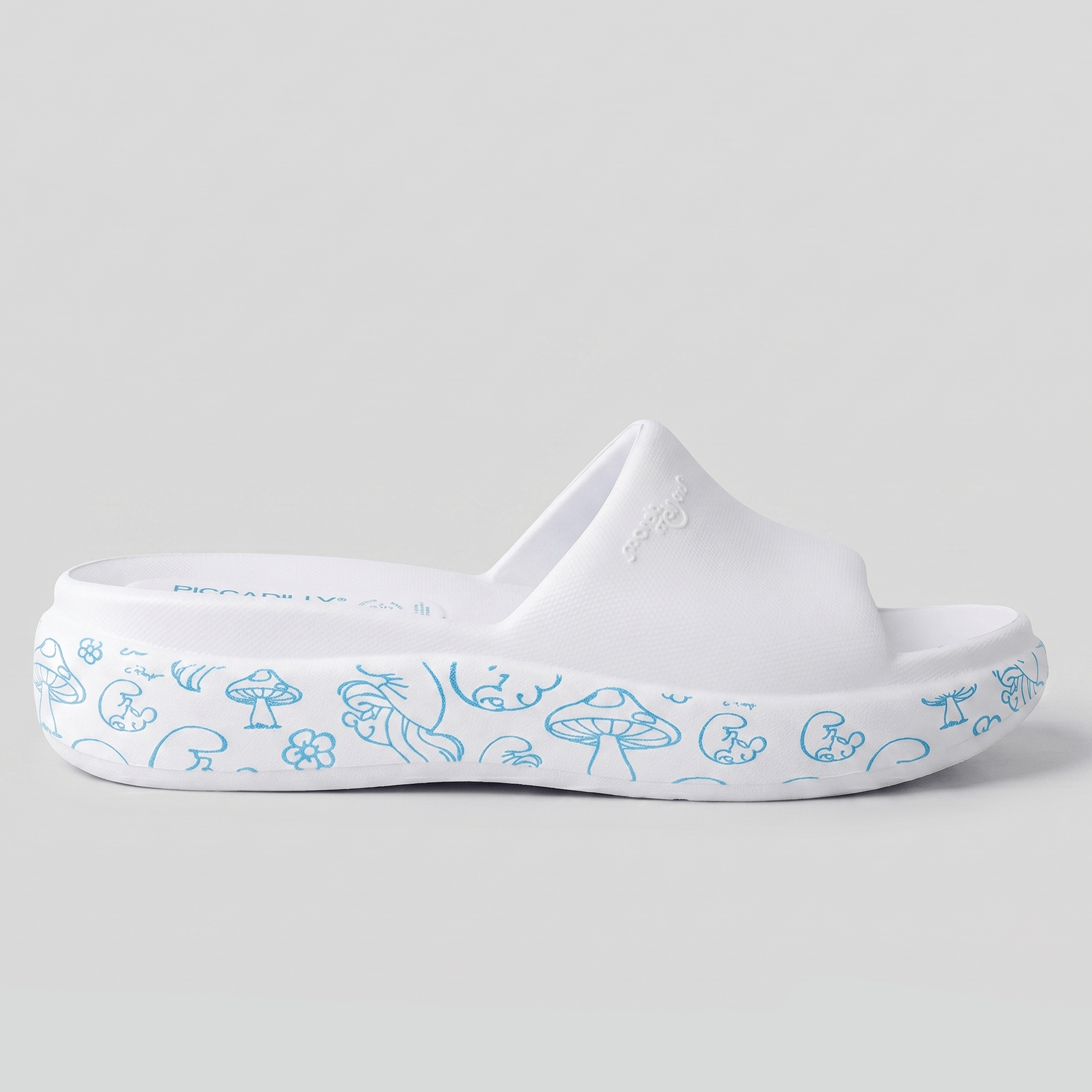 Tamanco Marshmallow Smurfs Branco