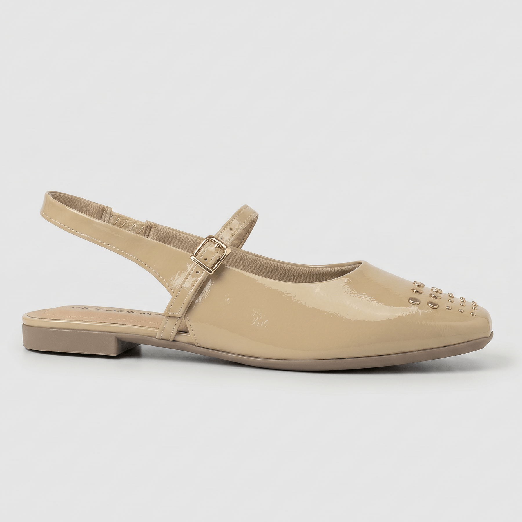 Slingback Vanessa Salto Baixo Brule