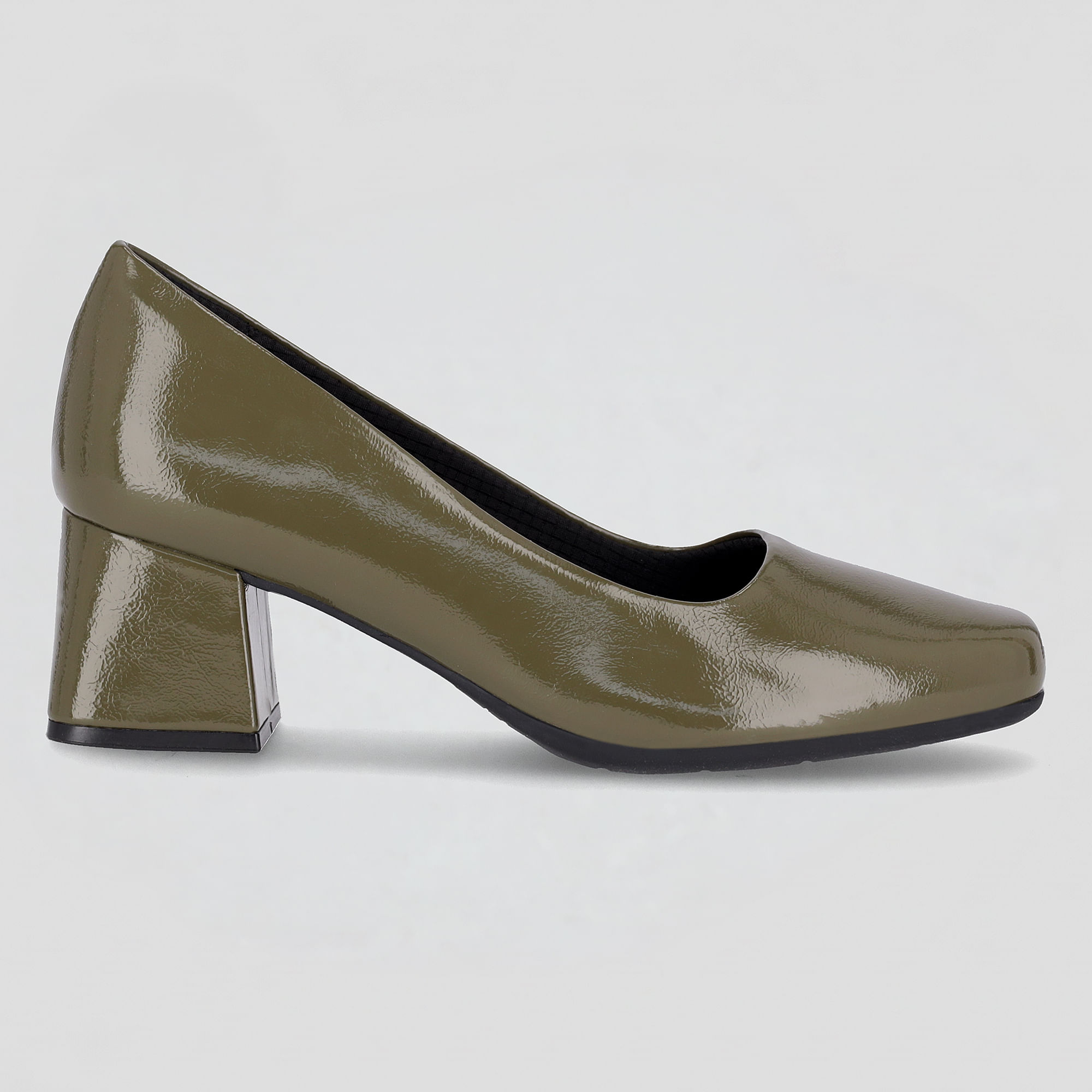 PICCADILLY MAXI – Scarpin Estela Salto Médio Militar