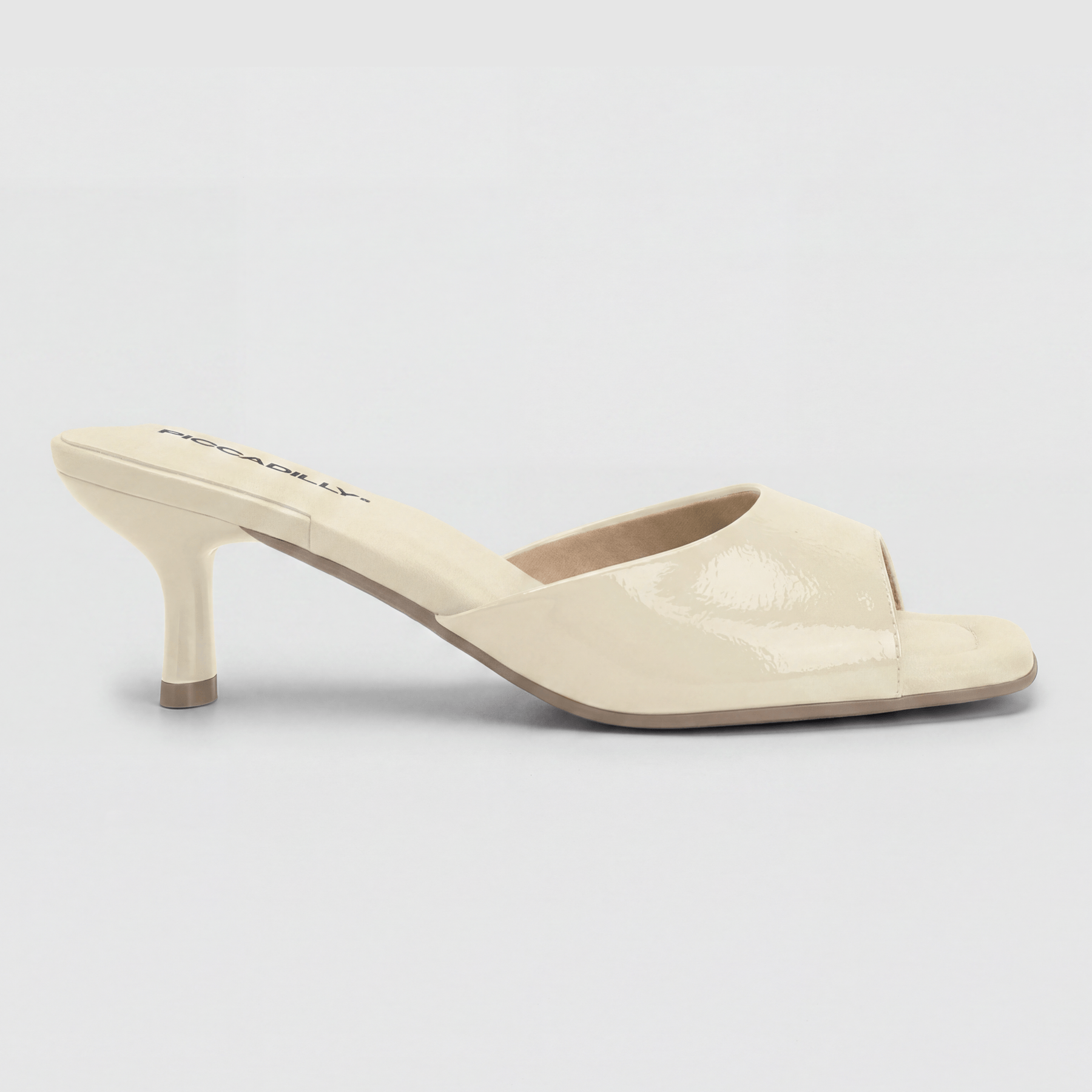 Tamanco Rita Salto Alto Off White