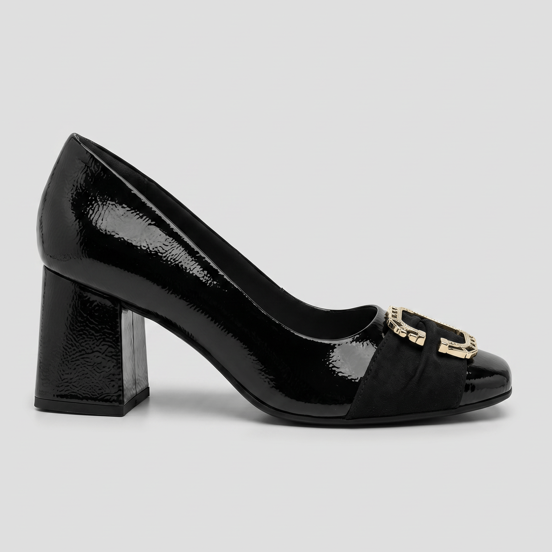Scarpin Daniela Salto Alto Preto