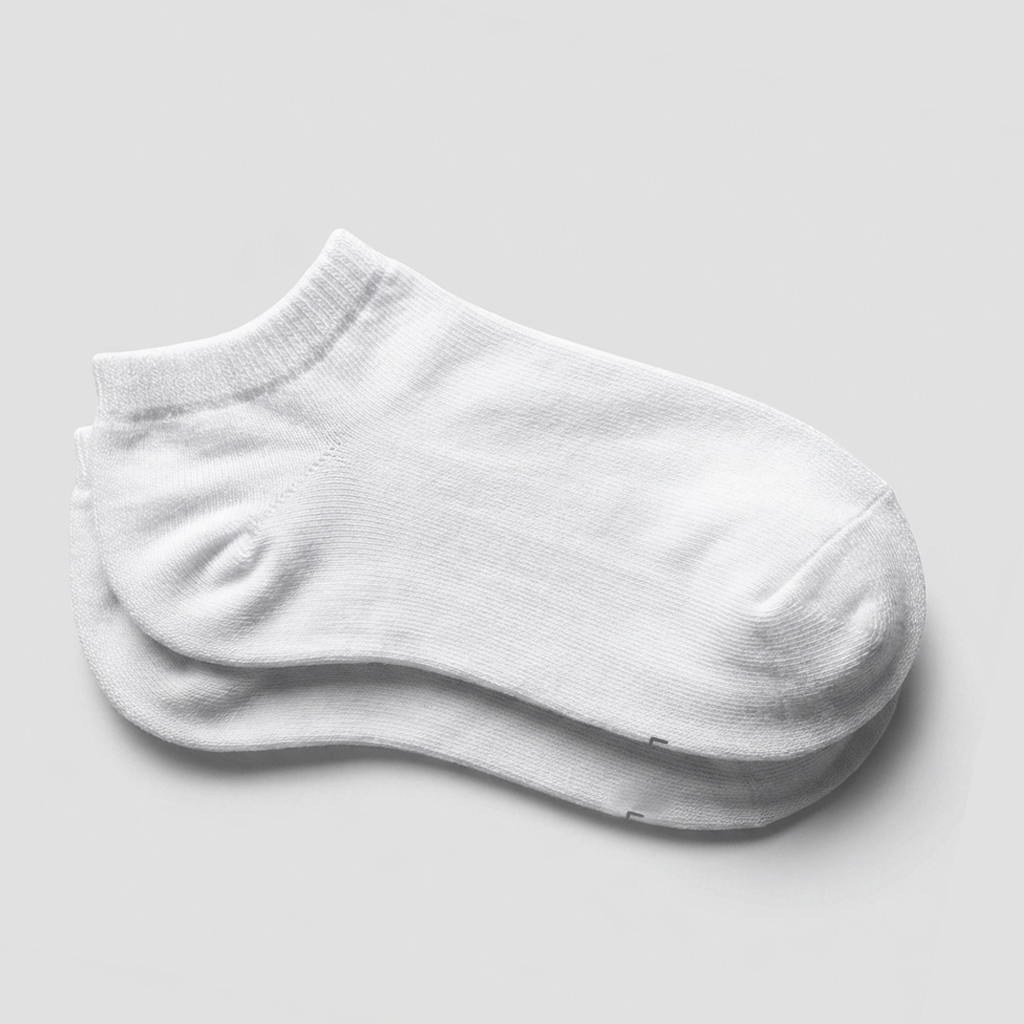 Meia Lupo Cano Curto Branco - Kit 2 Pares