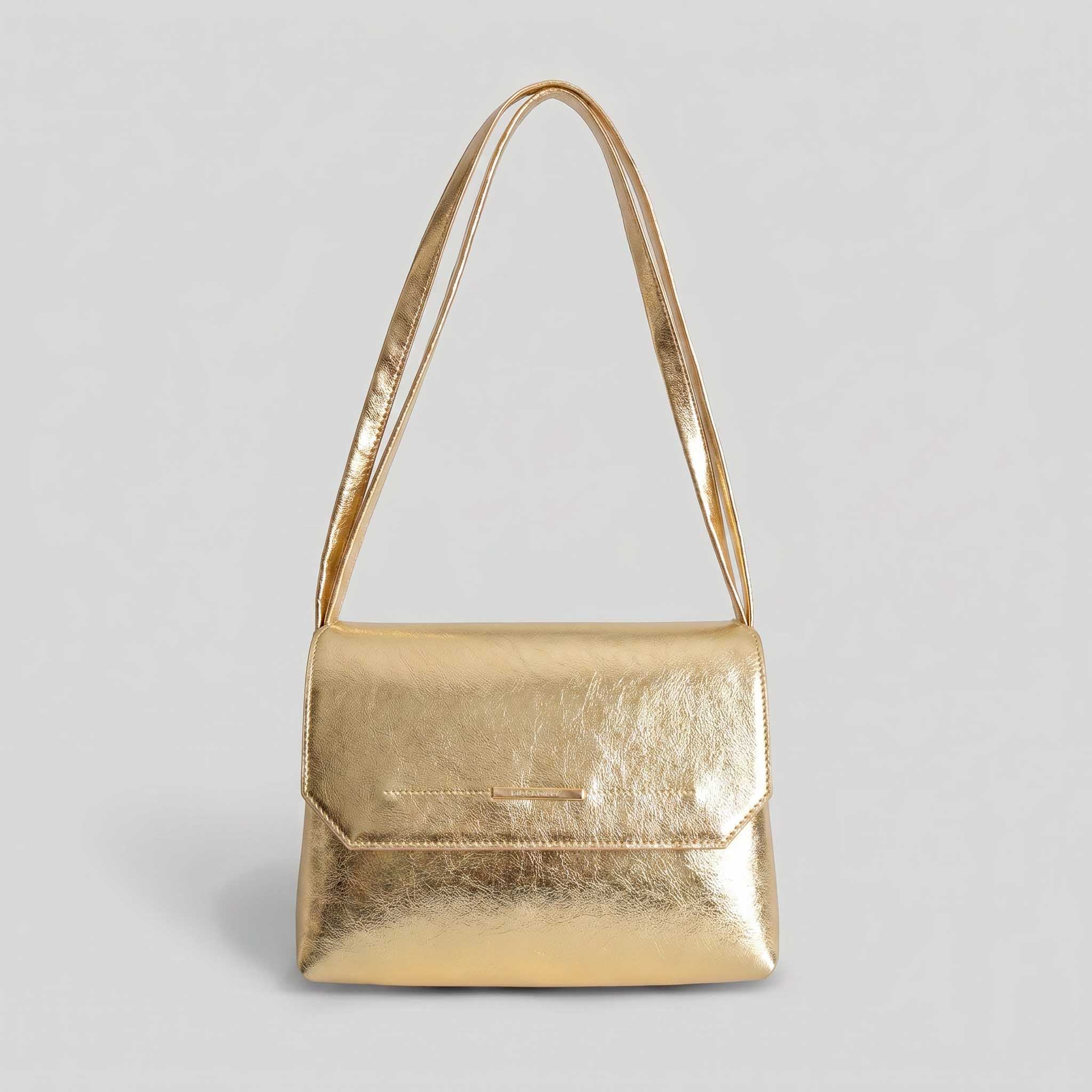 Bolsa Serena Tiracolo Pequena Ouro