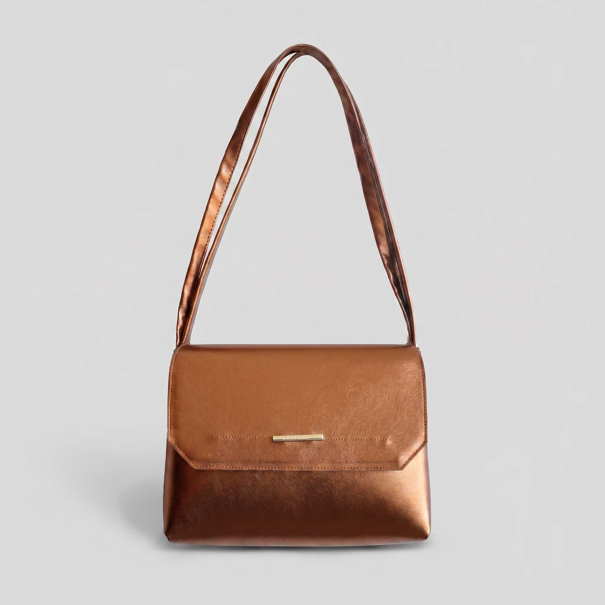 Bolsa Serena Tiracolo Pequena Ouro Velho