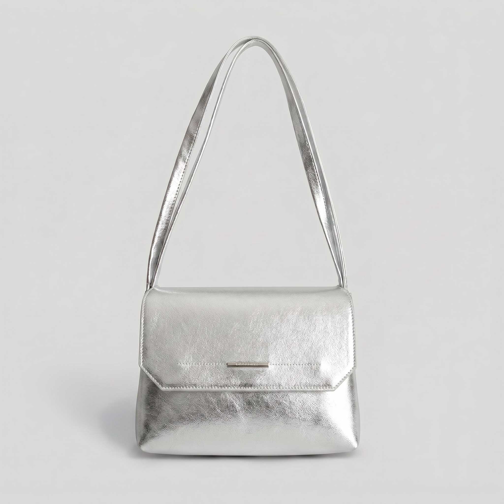 Bolsa Serena Tiracolo Pequena Prata