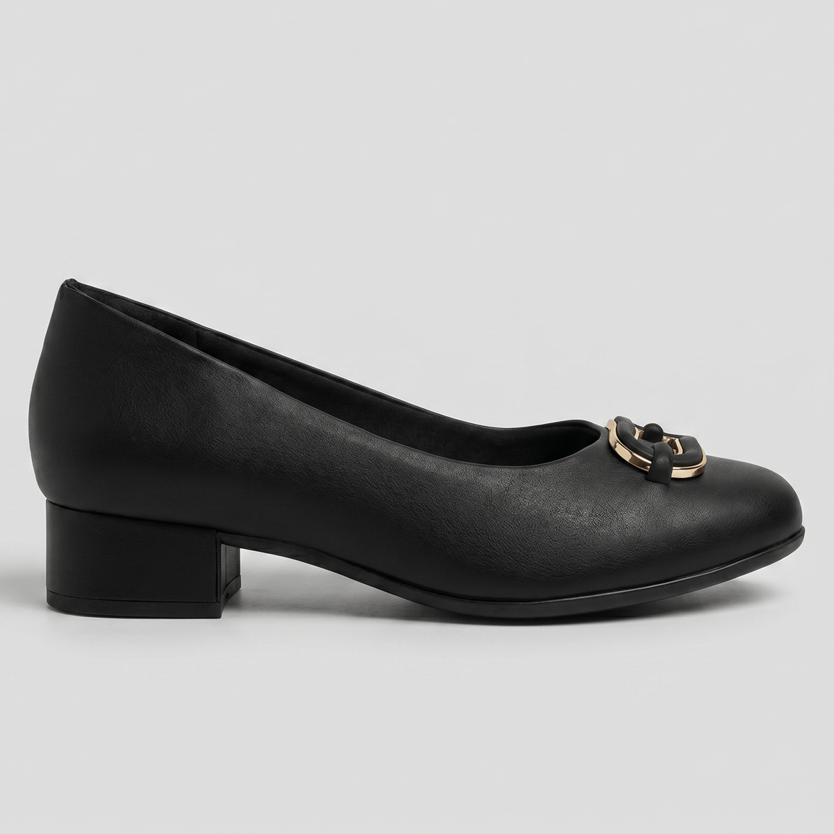 Scarpin Salto Baixo Preto