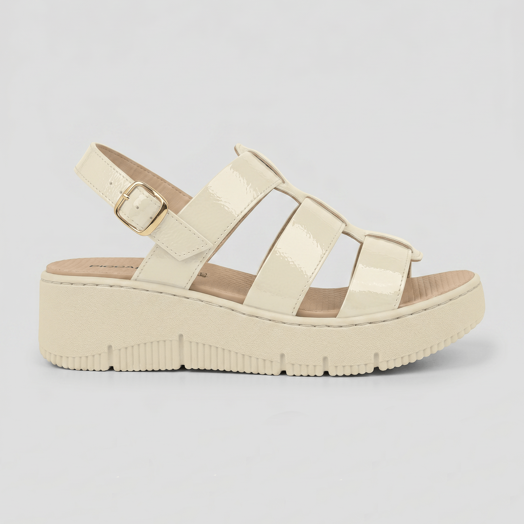Sandália SPA Anabela Off White