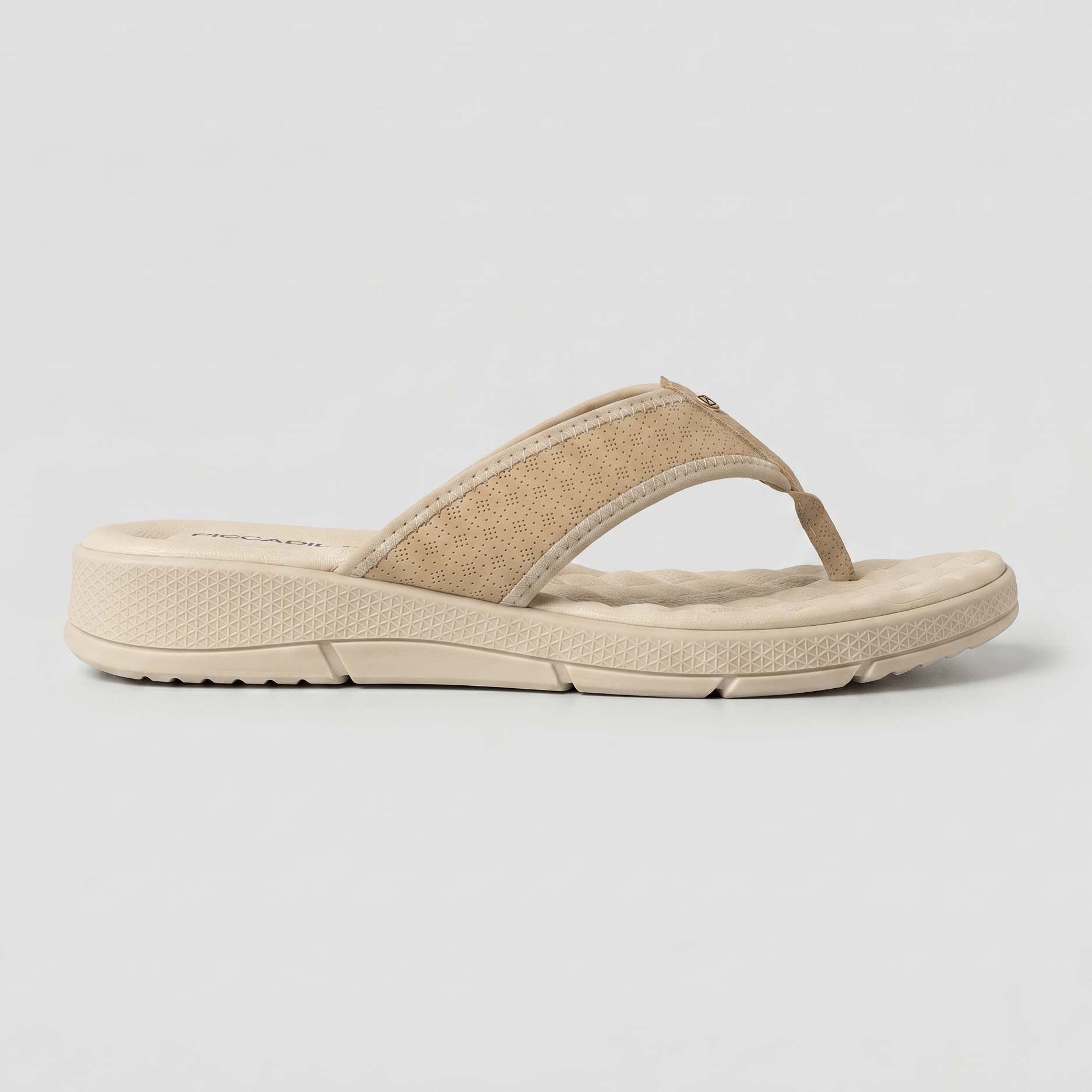 Chinelo Esporão Salto Médio Brule com Marfim