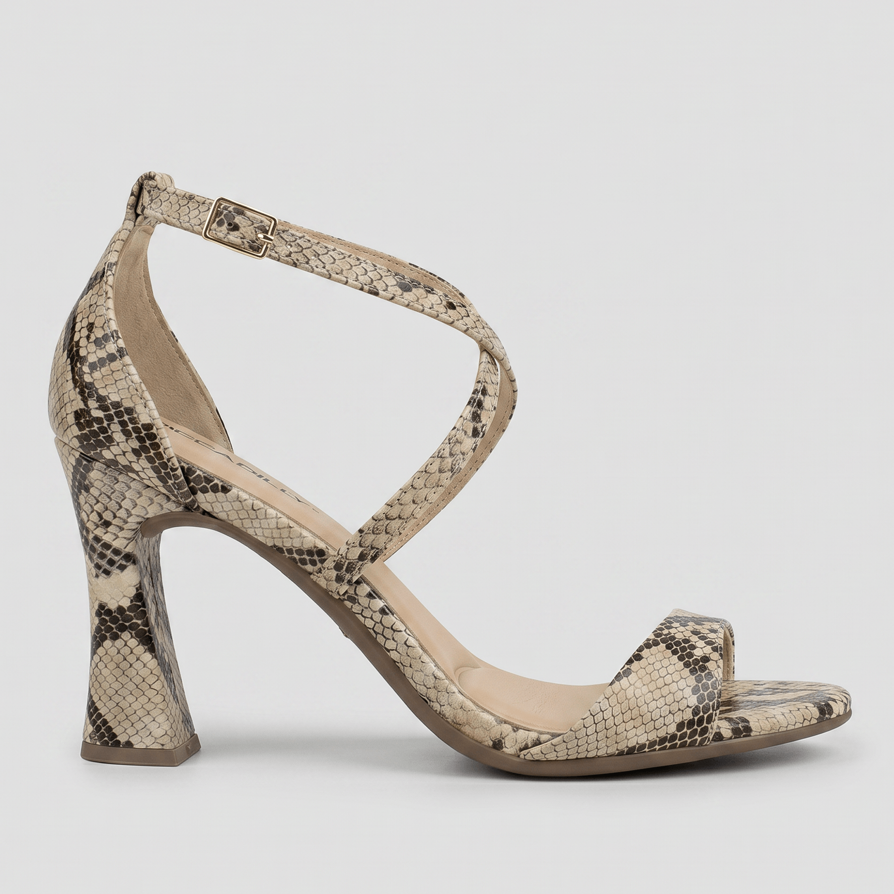 Sandália Rafa Salto Alto Animal Print